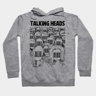 Barcode face Talking Heads Hoodie